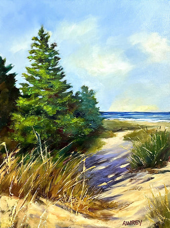 By the Bay oil painting