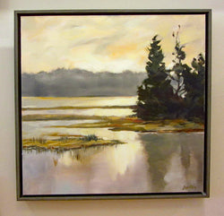 Calm Framed Oil Painting