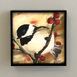 Chickadee Framed Giclee