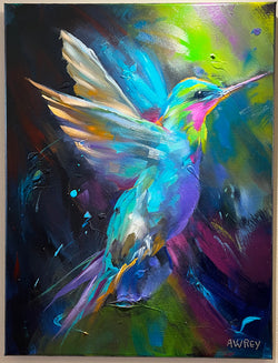 Humming Away oil painting