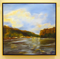 Nannettes Lake Framed Oil Painting