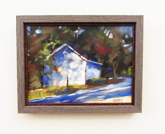 Shed Framed Oil Painting