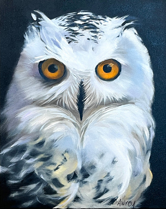Snowy Owl II oil painting