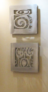 Mod Olives Double Layer Open Back Wall Sculpture