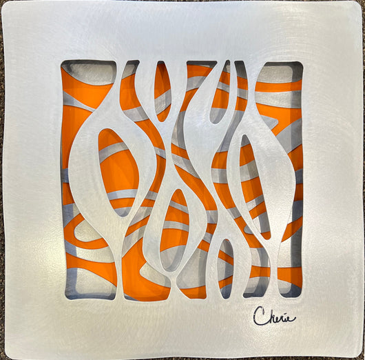 Eyelipses Double Layer Open Back Wall Sculpture