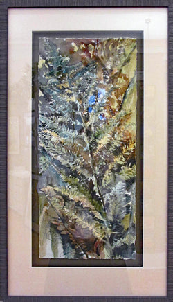 Autumn Ferns Swaying Left framed giclee