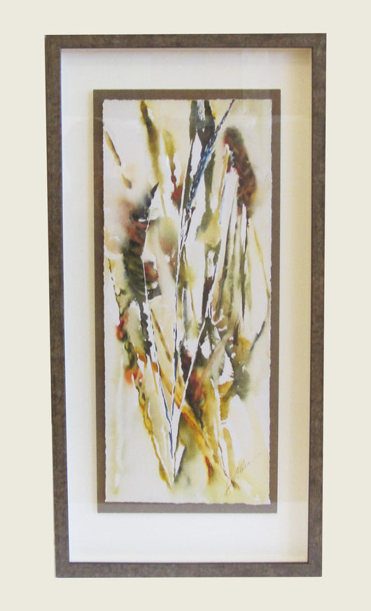 Feathers and Cat Tails Framed Giclee