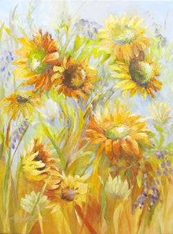Sunflower Tangle Giclee