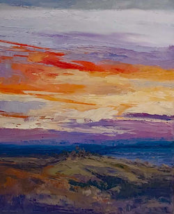 Summer Sunset Oil Painting