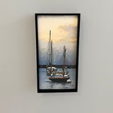 Dusk Mooring Framed Giclee