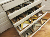 Beadboard multi drawer storage/display unit