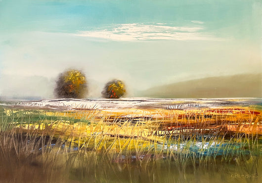 Across a Sea of Grass oil painting