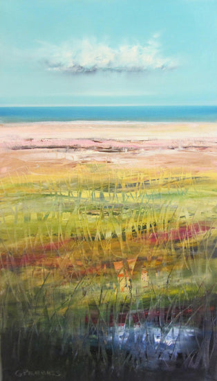 Beach Waves Oil Painting