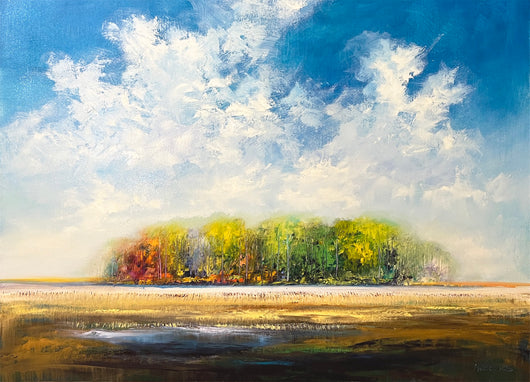 Cloud Story oil painting