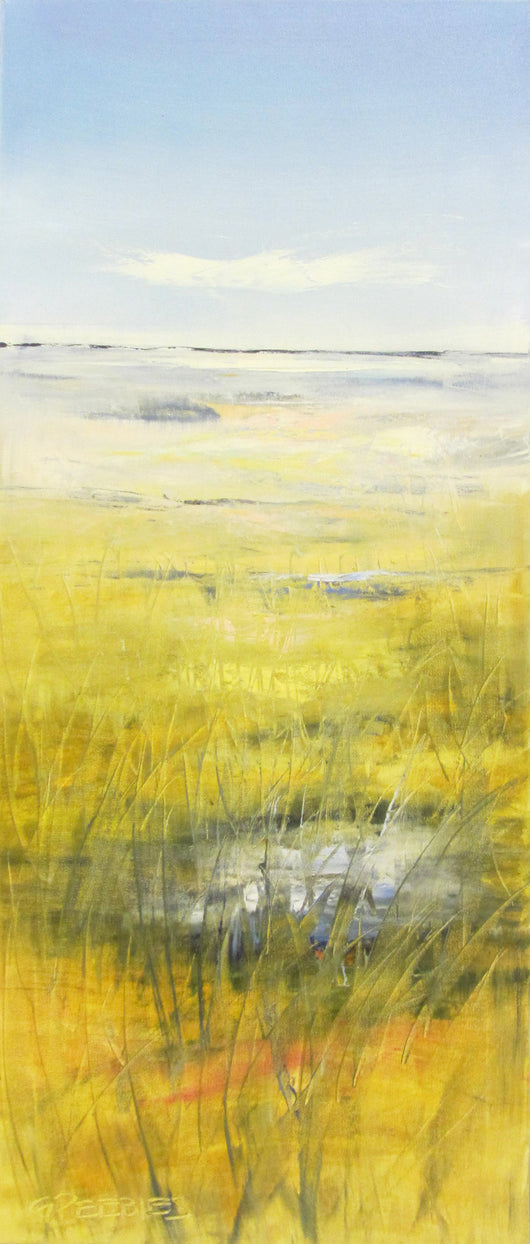 Lake Summer Beach Grass II oil painting