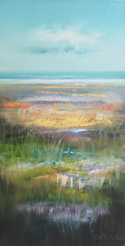 Marsh Land Coast oil painting