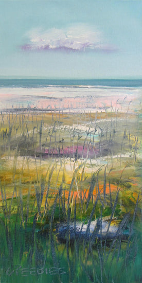 Sandy Hue Variations Orange Splash oil painting