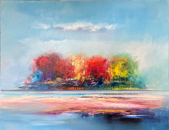 Scarlet Woods oil painting