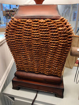 Wicker Base Lamp (Uttermost)
