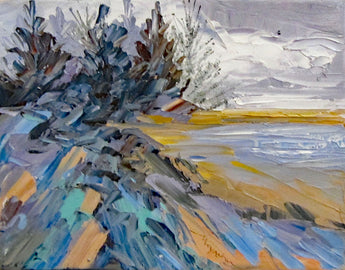 Captured in Silhouettes Oil Painting
