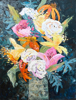 Flower Power II oil painting