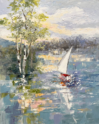 Following Uncharted Dreams oil painting