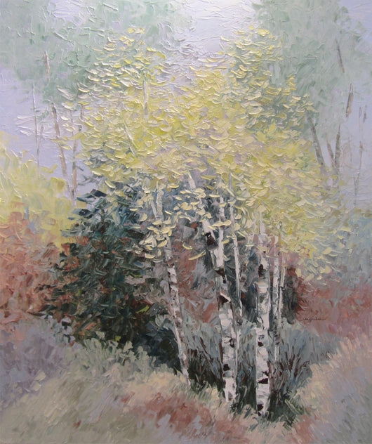 Secret Song In The Leaves Oil Painting