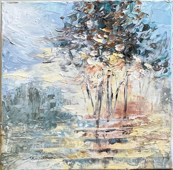 Reflect and Recharge II oil painting