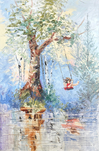 Soaring to Great Heights oil painting