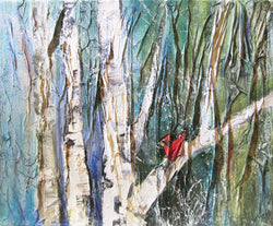 Sounds in the Forest Oil Painting