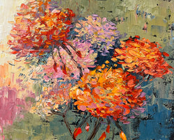 Summer Flower Love Oil Painting