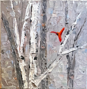 Through the Tree oil painting