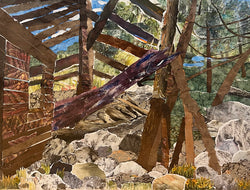 Forgotten watercolor collage