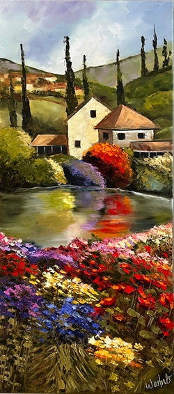 Casa Oil Painting