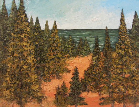 Superior Pines Oil Painting