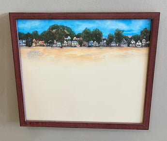 Macatawa Cottages Rustic Framed Marker Board
