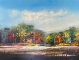 Northern Woodland oil painting