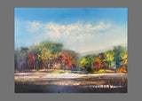Northern Woodland oil painting