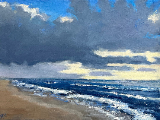 Breaking Through oil painting