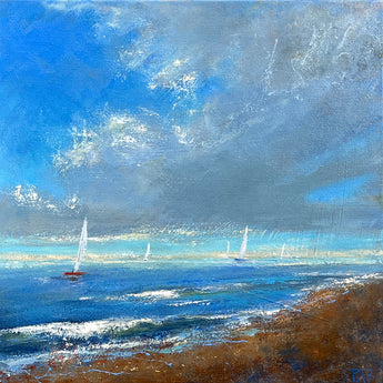 Broad Reach oil painting