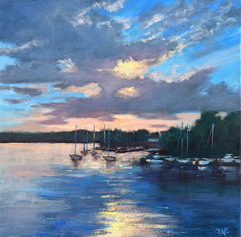 Centering oil painting
