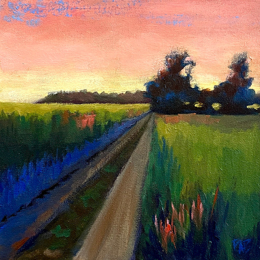 Road Show oil painting
