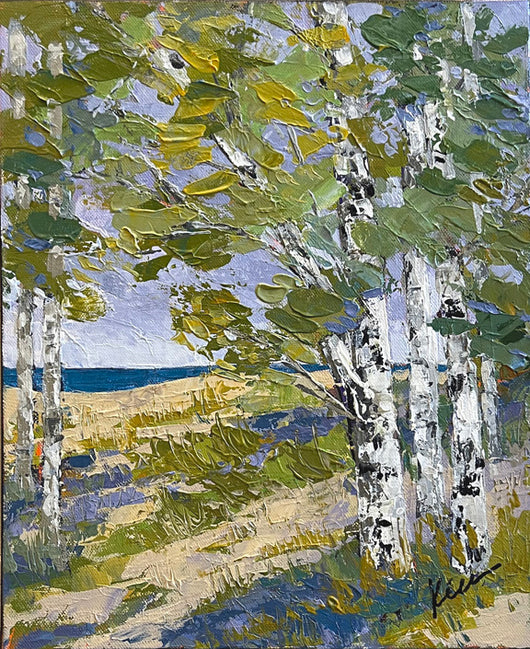 Back Again acrylic painting