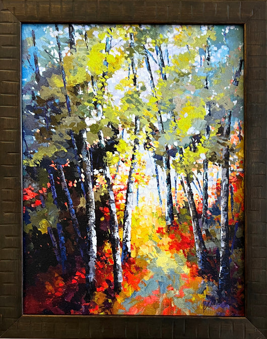 Twinkle framed canvas giclee