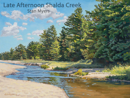 Late Afternoon at Shalda Creek Giclee