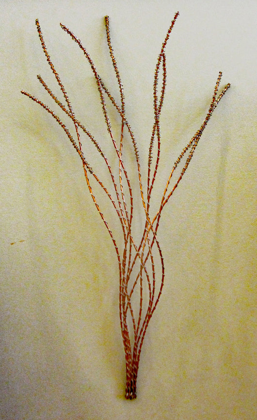 Copper Grass with Silver and Gold Seed Buds