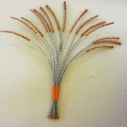 Silver Wheat with Copper Buds