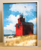 Cottonball Skies Framed Giclee