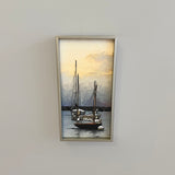 Dusk Mooring Framed Giclee