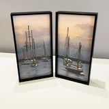 Dusk Mooring Framed Giclee